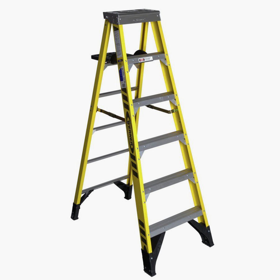 6-ft-Fiberglass-375-lb-Type-IAA-Step-Ladder image